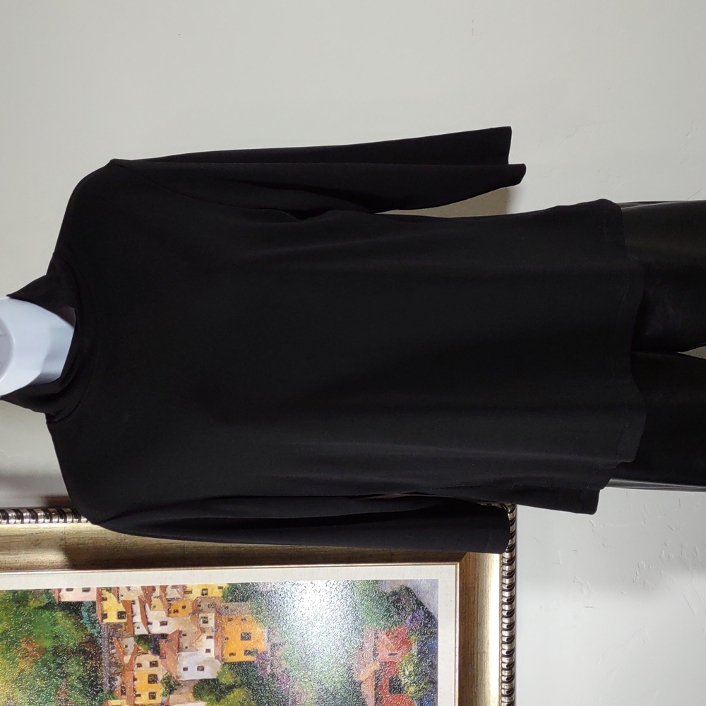 Coldwater Creek Stretch Knit Mock Turtleneck